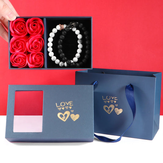 1PC Flower Jewelry Box | Rose and Necklace Box
