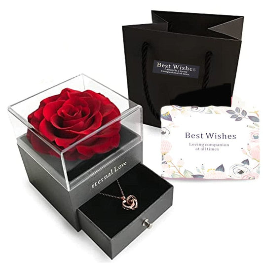 Rose Flower Jewelry Gift Box | Eternity Rose Box
