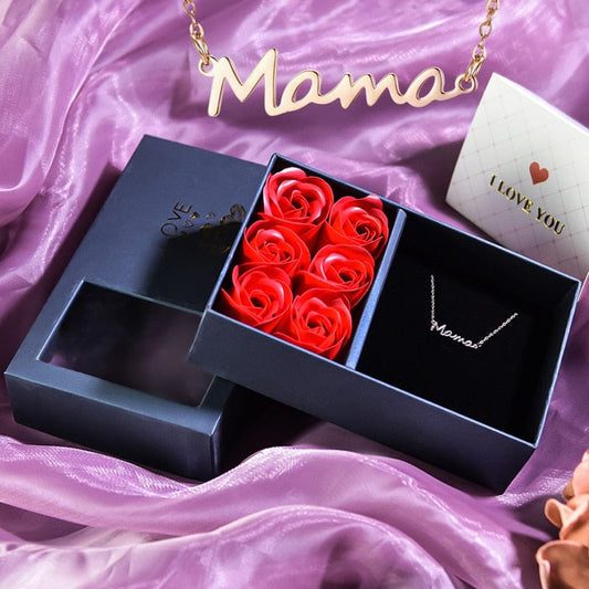 Forever Rose Gift Box with Mama Letter | Eternal Roses